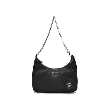 PRADA Tessuto Kettenriemen Hobo Bag (1BH204) L141355 153852572