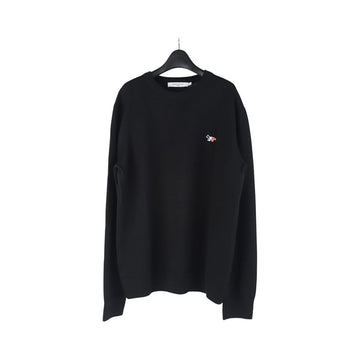 MAISON KITSUNE Tricolore Fox Patch Classic Knit Sweater Größe L 36814Y-3 153853478