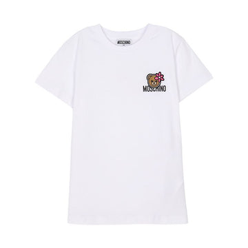 MOSCHINO キッズ 半袖 Tシャツ HAM03P LAA02 10101 (成人着用可能) 153853731