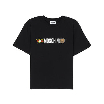 MOSCHINO Kind Kurzarm T-Shirt HUM05Q LAA24 60100 (auch für Erwachsene tragbar) 153853747