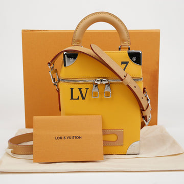 Louis Vuitton Vertical Box Trunk Tote Shoulder Bag M59666 153576928