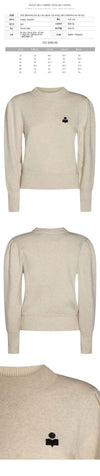 ISABEL MARANT Pullover mit Logo-Stickerei in Hellgrau 153854289 [P]