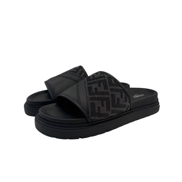 Fendi Diagonal FF Jacquard Slippers 153859451