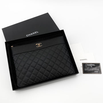 CHANEL Caviar Mademoiselle Clutch Medium 550803-238 153860123