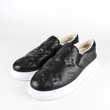 LOUIS VUITTON Monogram Beverly Hills Slip-On Sneakers Schwarz 7 153889871