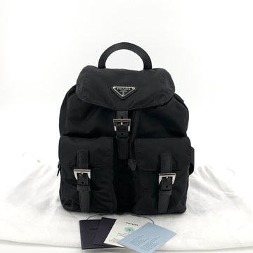 Prada Re-nylon Triangle Logo Backpack Black 1BZ677 153890511