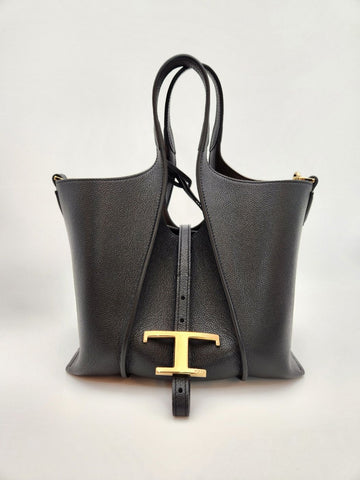 Tods Timeless Mini Shopper Bag Black S 153890901