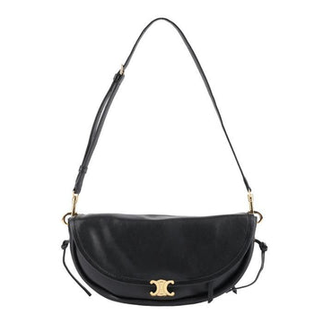 CELINE Shiny Little Half Moon Soft Triop Schultertasche 38NO L10373778 153891619 [P]