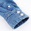 CELINE Trio-Patch-Pocket-Cropped-Jeanshemd 153891622 [P]