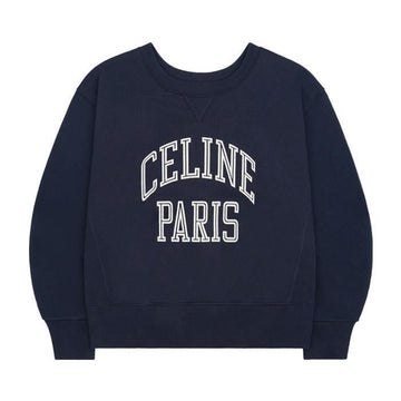 Celine Cotton Fleece Loose Sweatshirt 153891626