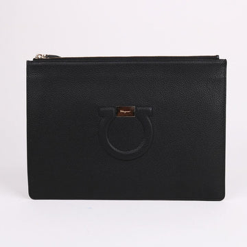 Salvatore Ferragamo Gancini Logo Strap Clutch Bag 22D300 153893186