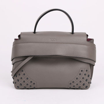TODS Graue Welle Medium Tote und Schultertasche 153893309