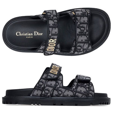 Dior 25FW Deep Grey Act Oblique Slipper Mule 27G 153845529