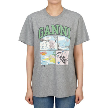 Ganni Short Sleeve T-Shirt A1050070 920 153253115