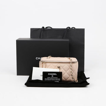 CHANEL Kaviar Vanity Small Schulter-Crossbody Bag AP1341 153575656