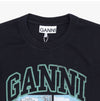 Ganni Bear Comic Teddy Logo Women's T-Shirt 153897431 [P]