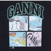 Ganni Bear Comic Teddy Logo Women's T-Shirt 153897431 [P]
