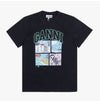 Ganni Bear Comic Teddy Logo Women's T-Shirt 153897431 [P]