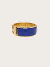 HERMES ブルーコバルトゴールドクリッククラックブレスレット 153898153 [P]