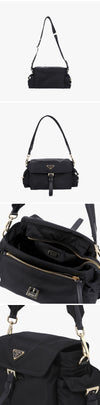 PRADA Nylon-Trapez-Logo-Xplorers Schultertasche Medium 153898151 [P]