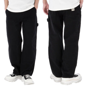 STUSSY WORK CANVAS パンツ 116496 ブラック 153899524