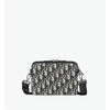 Dior Strap Pouch Beige Black Oblique Jacquard 2OBBC119YSE_H05E 65722267 [P]