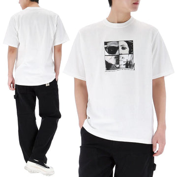 STUSSY 25FW PERSONALITIES プリント 半袖 Tシャツ 1905120 WHITE 153900051