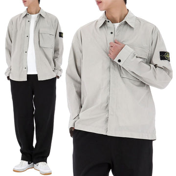 Stone Island Patch Button Shirt 153900959