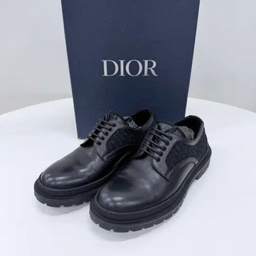 Dior Oblique Explorer Derby Shoes Black 250 153905209