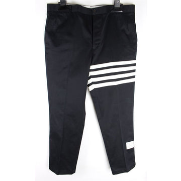 THOM BROWNE アンコンストラクテッド斜めストラップコットンスラックス 5 153918491