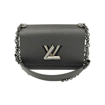 Louis Vuitton Deep Grey Leather Epi Twist MM Shoulder Bag M56530 153960084