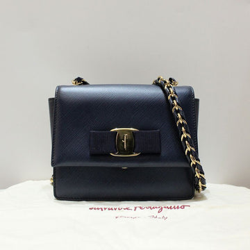 SALVATORE FERRAGAMO ボウ ジーニ クロスバッグ 21E479 149279608
