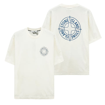 STONE ISLAND Kompass Grafik T-Shirt kurzarm 153960300