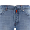 KITON レザーパッチ ライトウォッシュ デニムパンツ J0741B 01 29 49669772 [P]