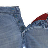KITON レザーパッチ ライトウォッシュ デニムパンツ J0741B 01 29 49669772 [P]