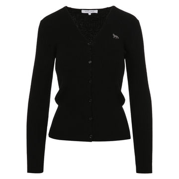 MAISON KITSUNE Babyfox Fine Rib Cardigan 152109622