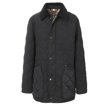 Burberry LANFORD Corduroy Diamond Quilted Jacket Black 8096447 124399441