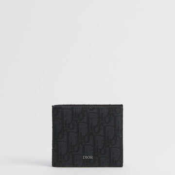 Dior Oblique Jacquard Wallet with Coin Pocket 120312753