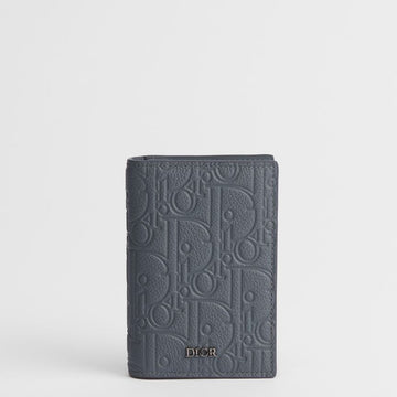 DIOR Vertikales 2-Fach Kartenetui - Dunkelgrau 153974270
