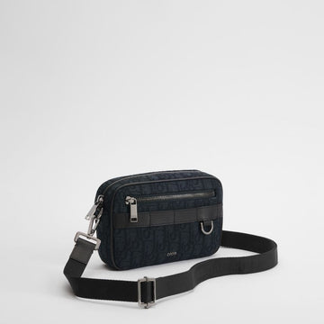 DIOR ミニストラップバッグ - ブラック Obliqueジャカード 153974273