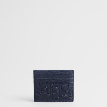 DIOR カードホルダー - ネイビーブルー グラビティカーフ 153974286
