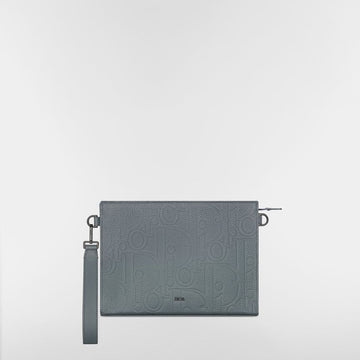 Dior A5 Triangle Pouch - Deep Gray 153974300
