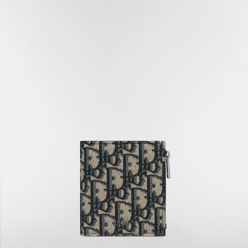 DIOR Geldbörse - Beige & Schwarz Oblique Jacquard 153974325