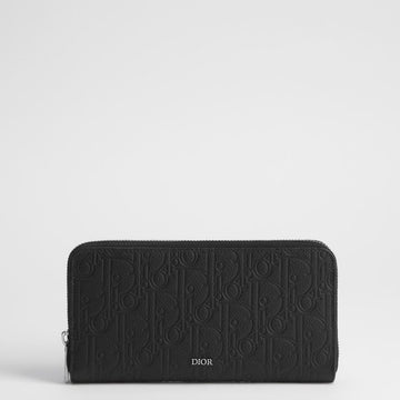 Dior Zip Wallet - Black Gravity Leather 153974336