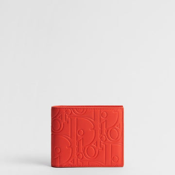 DIOR Bifold Geldbörse - Orange Glattes Leder 153974376