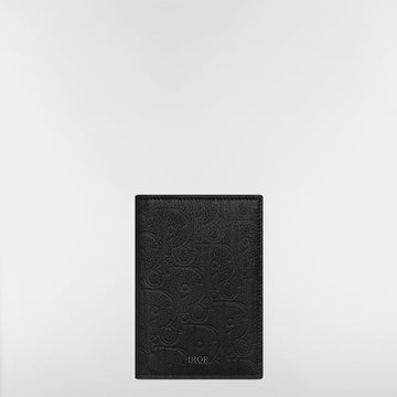 Dior Passport Cover - Black Gravity Leather 153974436