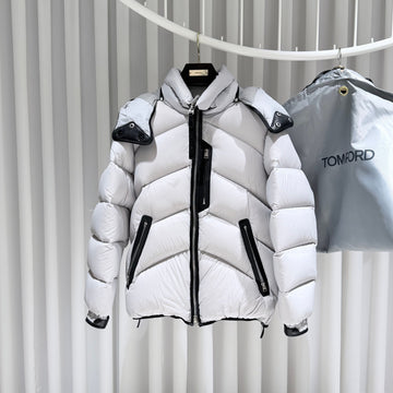 Tom Ford Quilted Nylon Down Padded Jacket White (48) 153975078