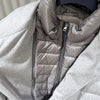 HERNO Layered Gänsedaunen Cashmere Daunenjacke (A+/58) 153975124 [P]