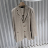 LORO PIANA ライトグレンチェックウールジャケットブレザー 153976651 [P]