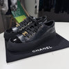 CHANEL Victor Quiz Black Sneakers 153977035 [P]